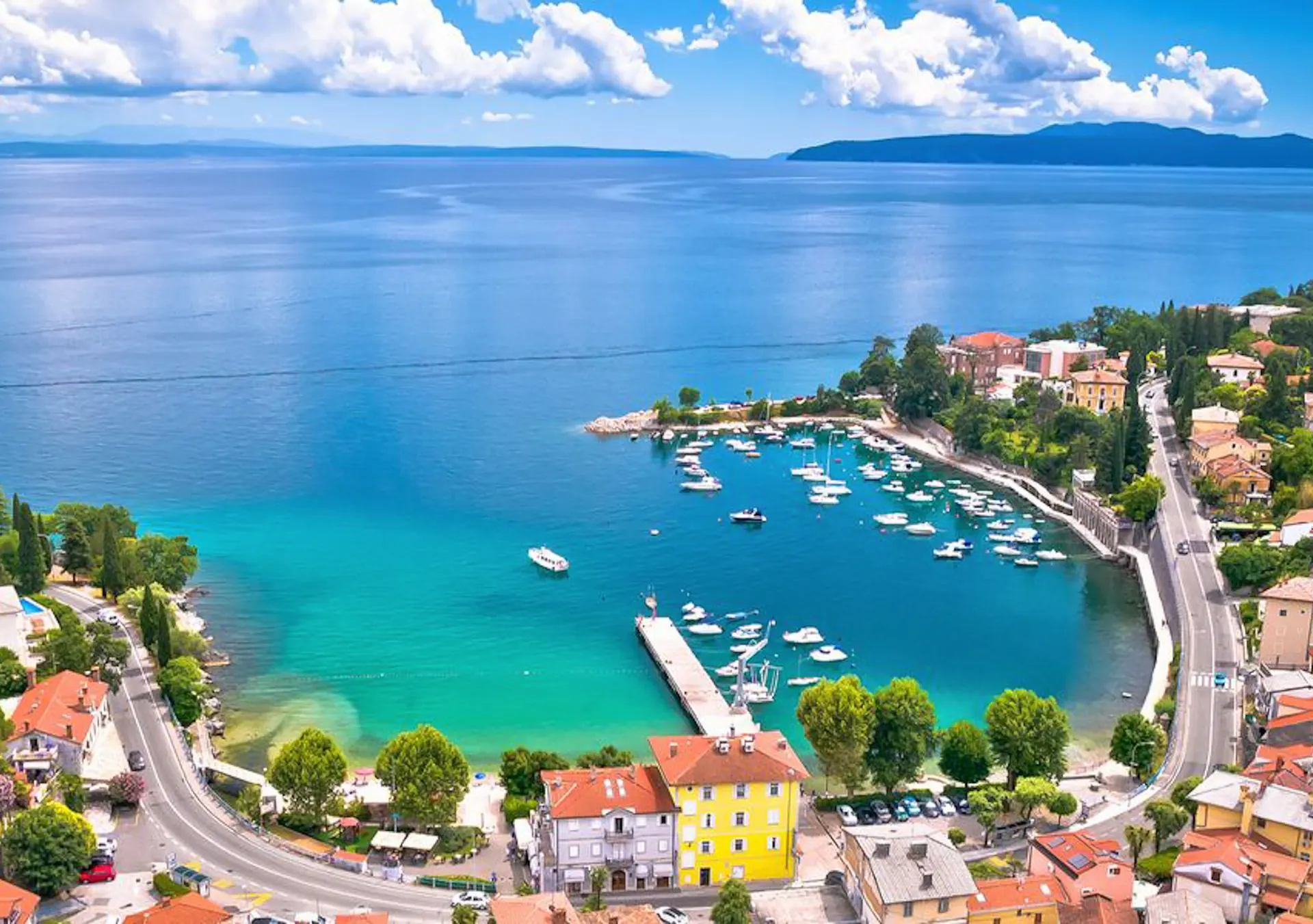 Blick auf die Kvarner Bucht